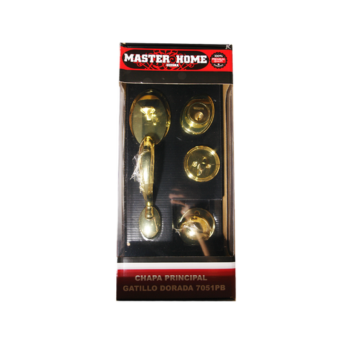 MAIN LOCK WITH GOLD TRIGGER | 7051PB | 0435