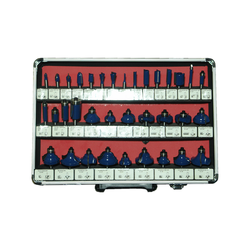 PITBULL TOOLS P/ROUTER BIT 1/4 35 PCS | 0943