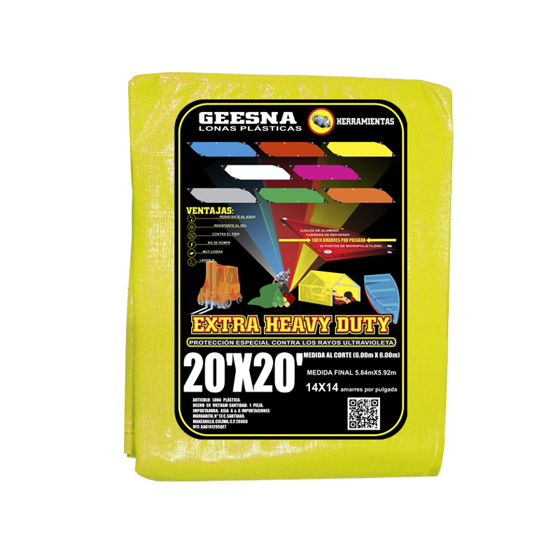 LONA AMAR PES 20X20 (6.00X6.00)  GEESNA | 2904