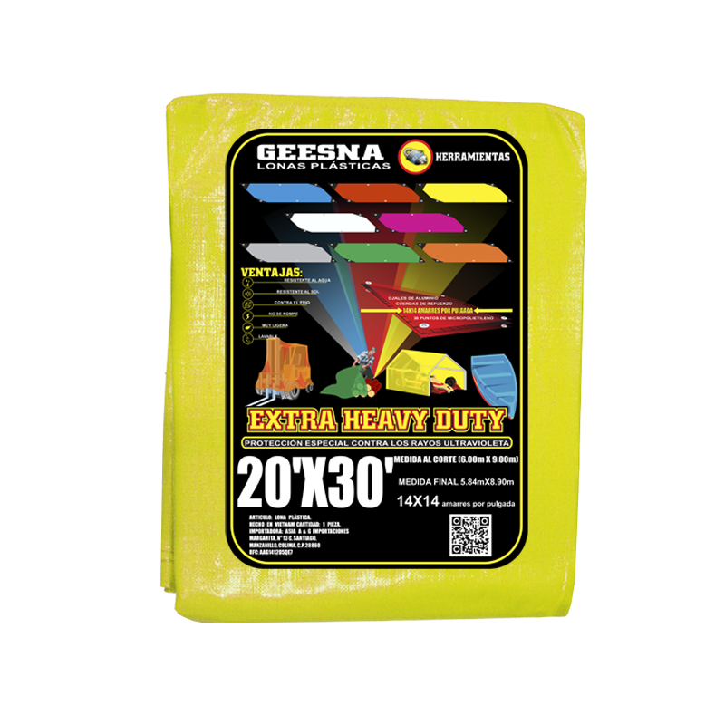 LONA AMAR PES 20X30 (6.00X9.00)  GEESNA | 2905