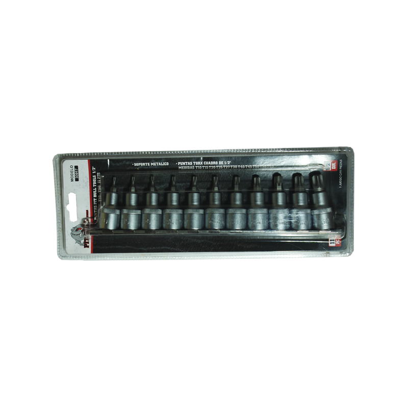 PIT BULL TOOLS 1/2 TORX BITS 11 PCS | 30017