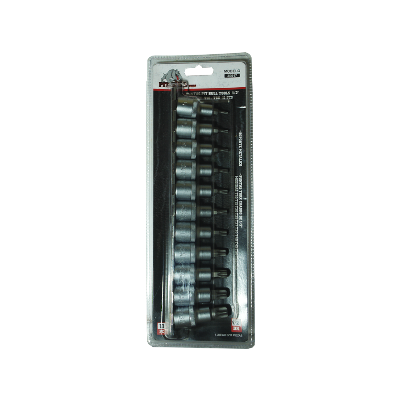 PIT BULL TOOLS 1/2 TORX BITS 11 PCS | 30017
