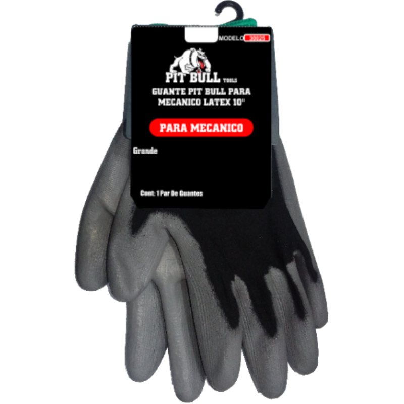 GUANTE PIT BULL P/MECANICO LATEX 10