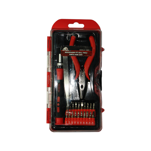PIT BULL T SCREWDRIVER WITH MINI BITS 38 PIECES | 30403