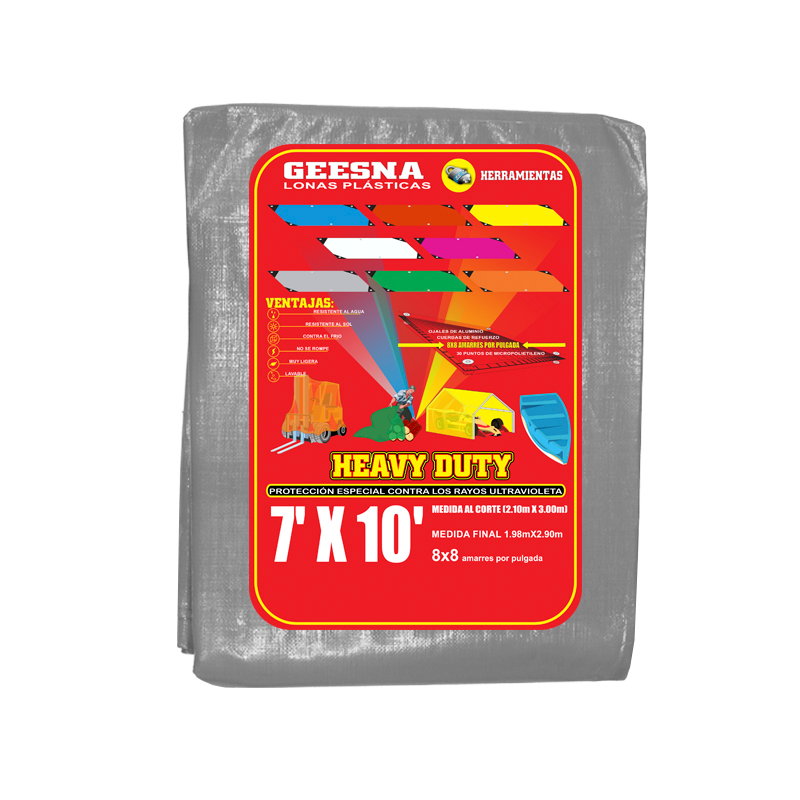 LONA GRIS LIG  7X10 ( 2.10X3.00)  GEESNA | 33414