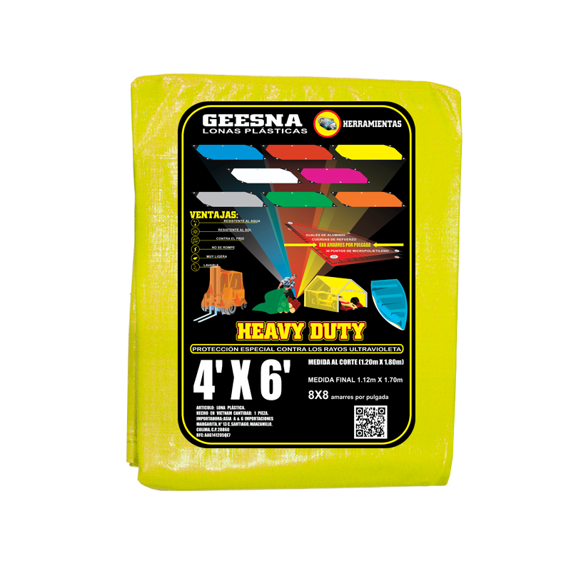 LONA AMAR LIG  4X6 ( 1.20X1.80) GEESNA | 33734