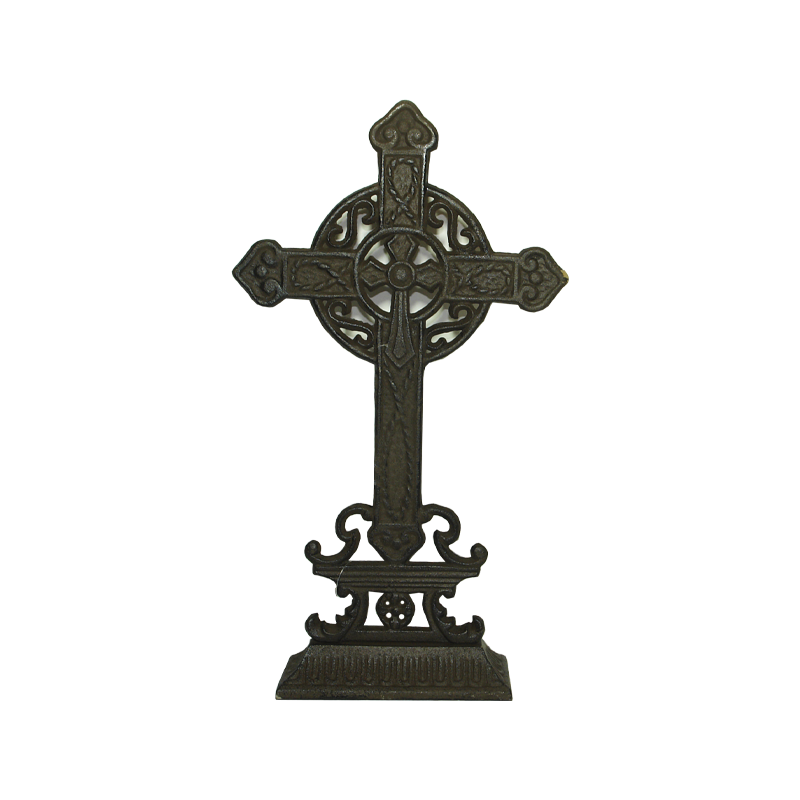 NORDIC PEDESTAL CROSS ORNAMENT | 33882 | CR8351