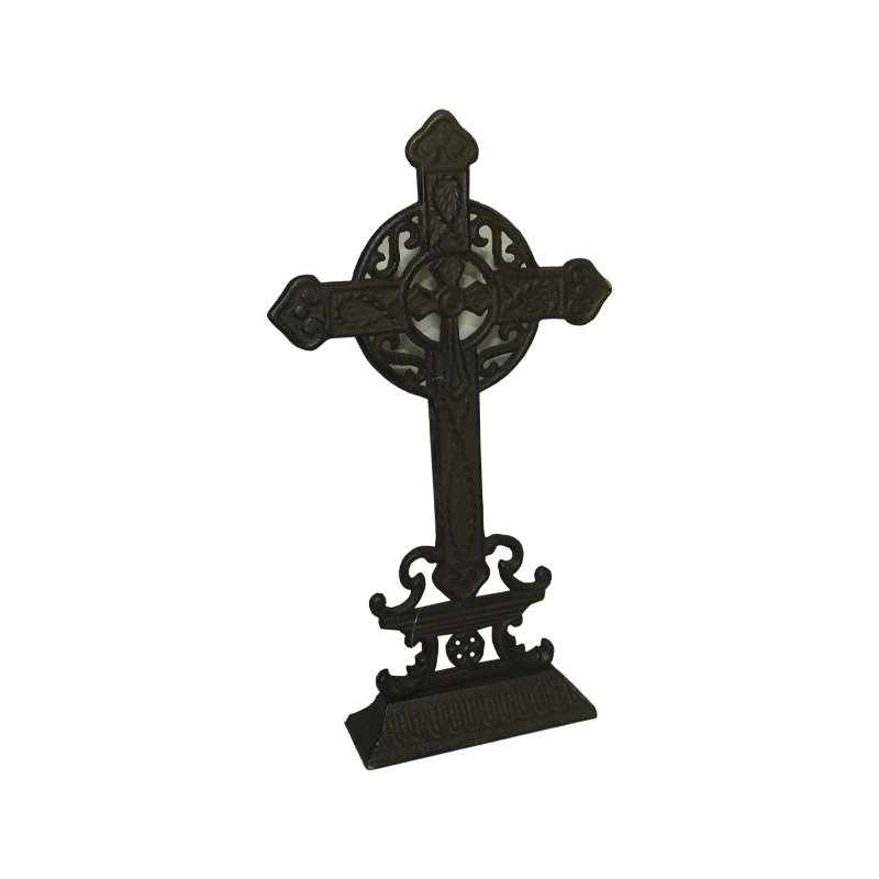 NORDIC PEDESTAL CROSS ORNAMENT | 33882 | CR8351