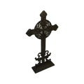 NORDIC PEDESTAL CROSS ORNAMENT | 33882 | CR8351