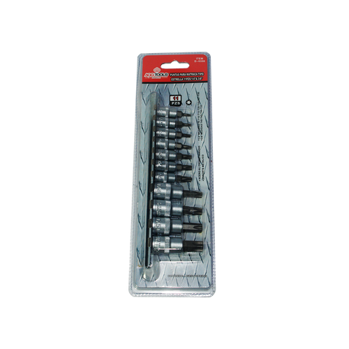AGG SOCKET TIP TORX TAMPERS 11 PCS 1/4-3/8 | 34012