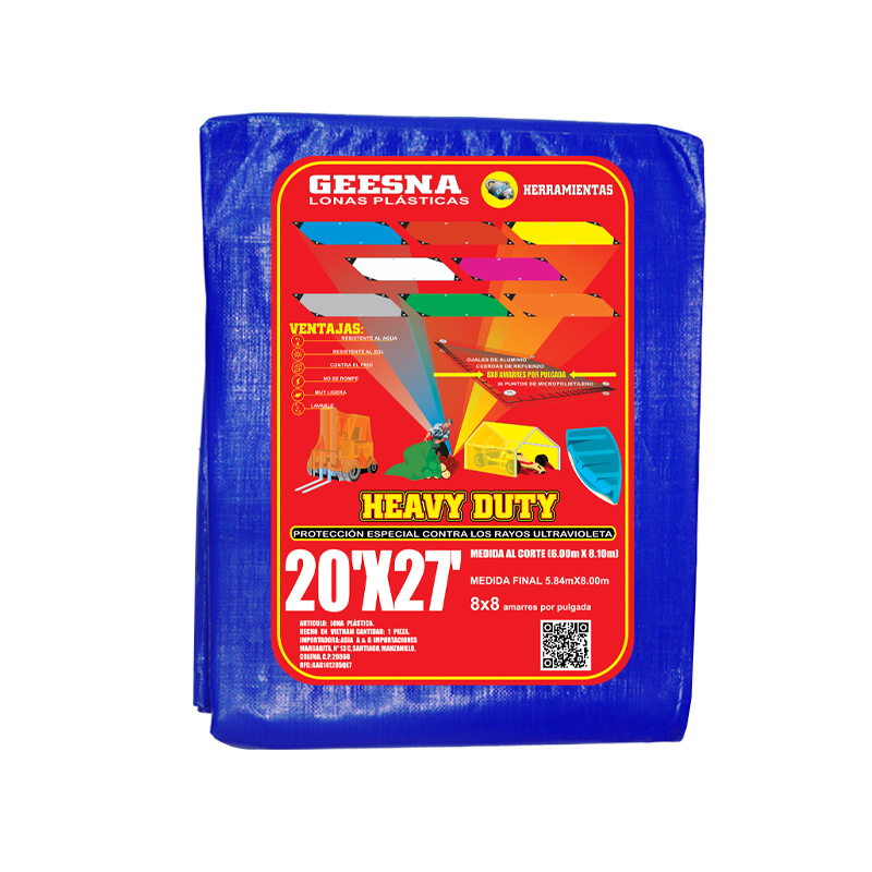 LIG BLUE CANVAS 20X27 (6.00X8.10) GEESNA | 34128