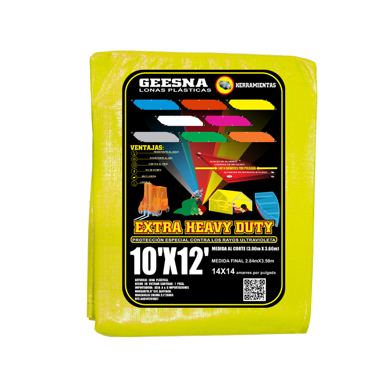 LONA AMAR PES 10X12 (3.00X3.60)  GEESNA | 4838
