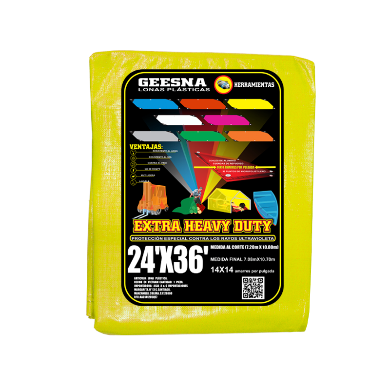 LONA AMAR PES 24X36 (7.20X10.80)  GEESNA | 5911