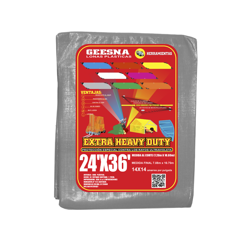 LONA GRNG PES 24X36 ( 7.20X10.80) GEESNA | 5971