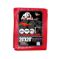 LONA PIT BULL ROJA 20X20 ( 6.00X6.00) | 60018