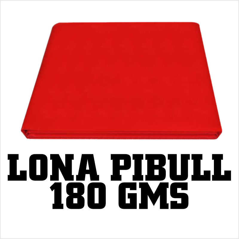 LONA PIT BULL ROJA 20X20 ( 6.00X6.00) | 60018