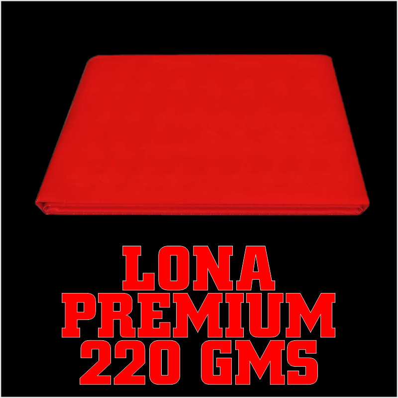 LONA ROJA 220G 14X20 ( 4.20X6.00) GEESNA | 60213