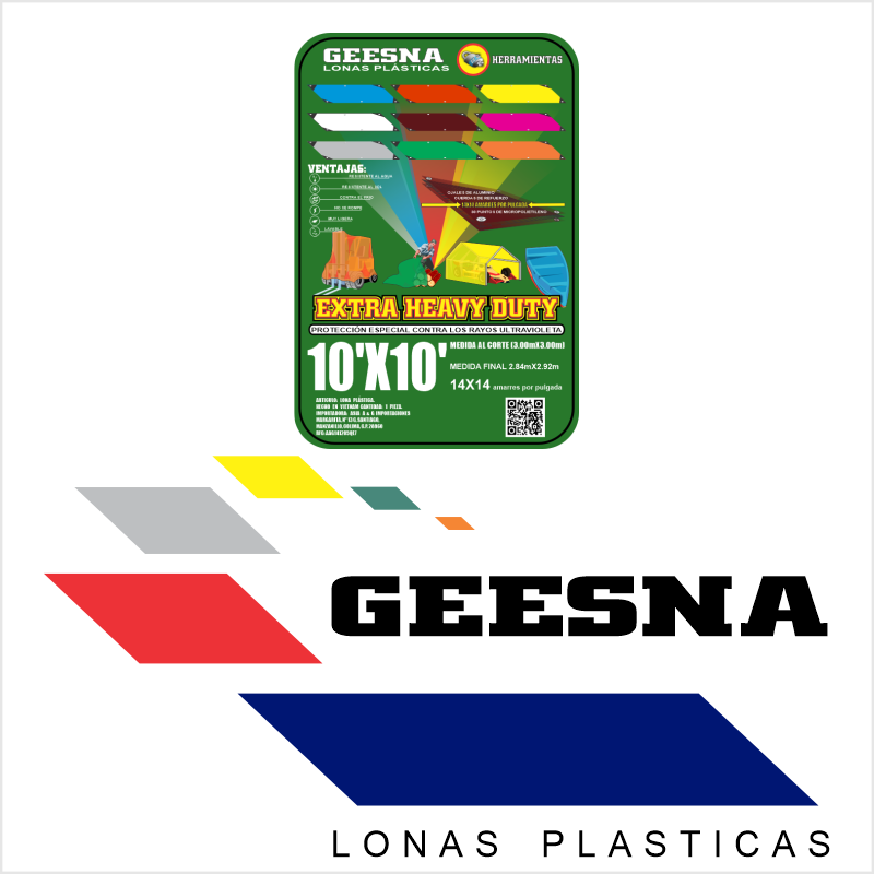 LONA MARRON PES 10X14 ( 3.00X4.20)  GEESNA | 60769