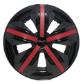 TAPONES AW LLANTA RIN 13  NEGRO-ROJO | 70626