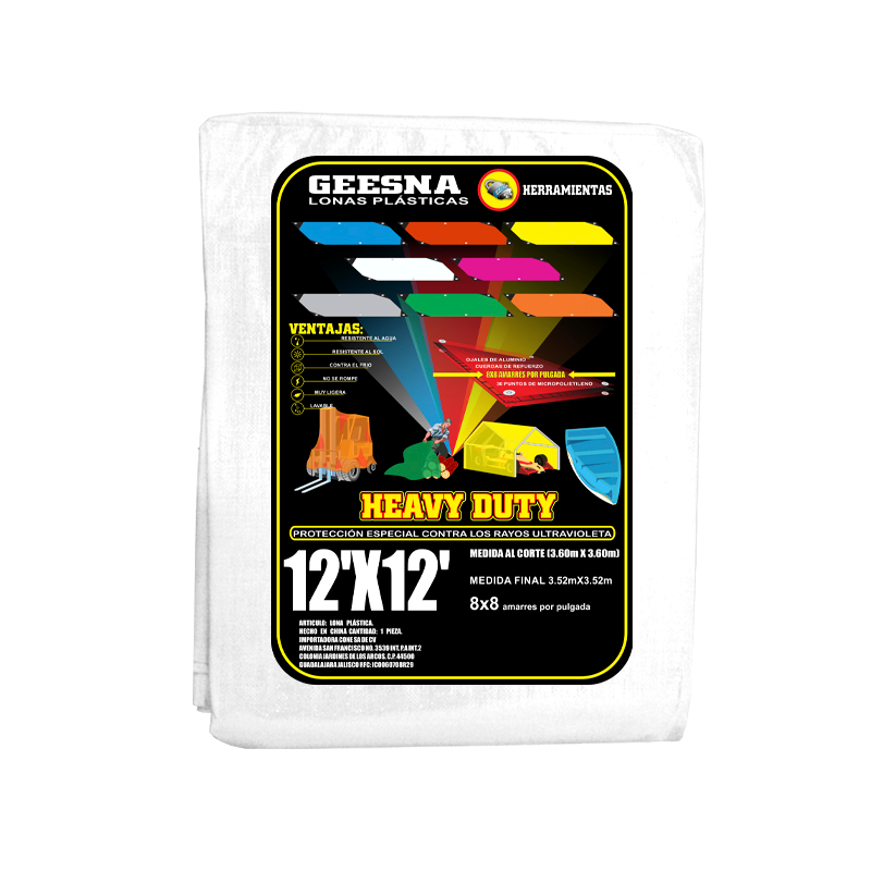 LONA BLCA LIG 12X12 (3.60X3.60)  GEESNA | 8034