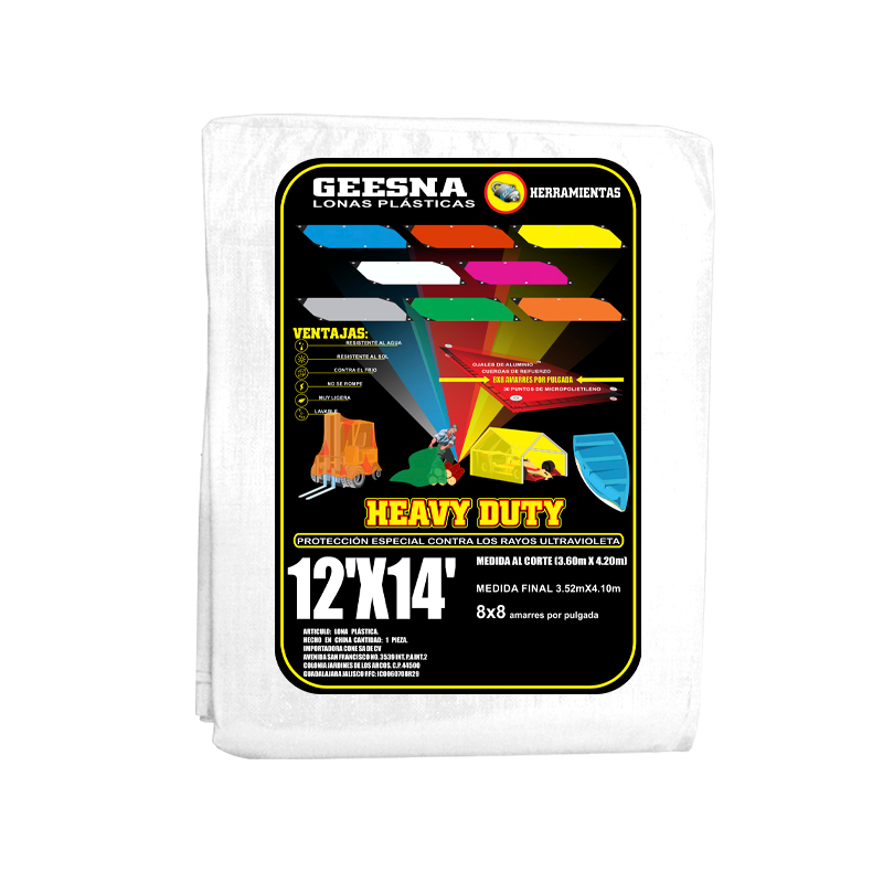 LONA BLCA LIG 12X14 (3.60X4.20)  GEESNA | 8035