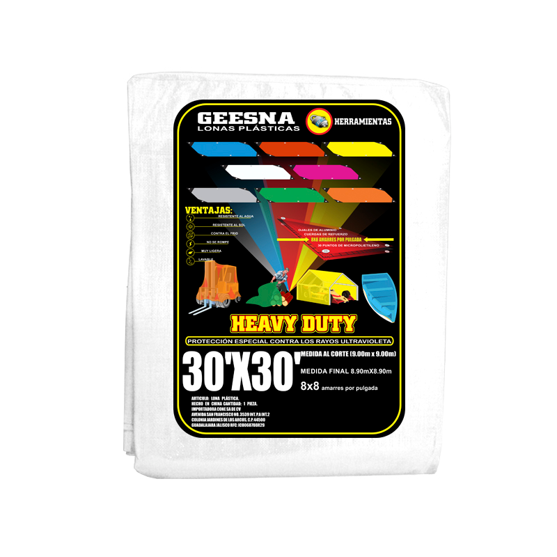 LONA BLCA LIG 30X30 (9.00X9.00)  GEESNA | 8103