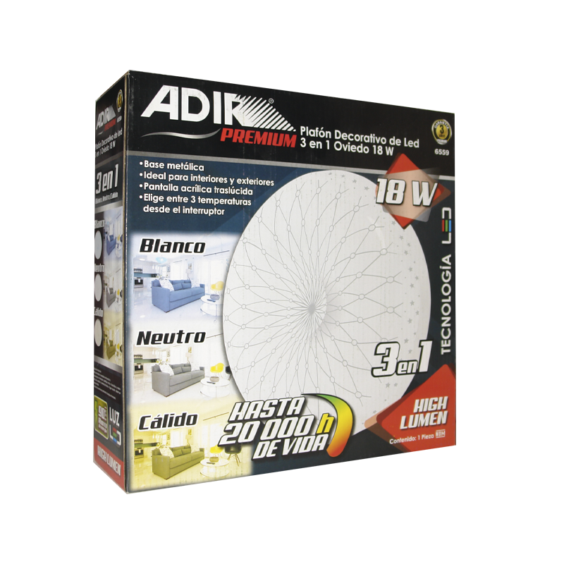 LUM ADIR 3 CHANGES LIGHT OVIEDO 18 W | A6559