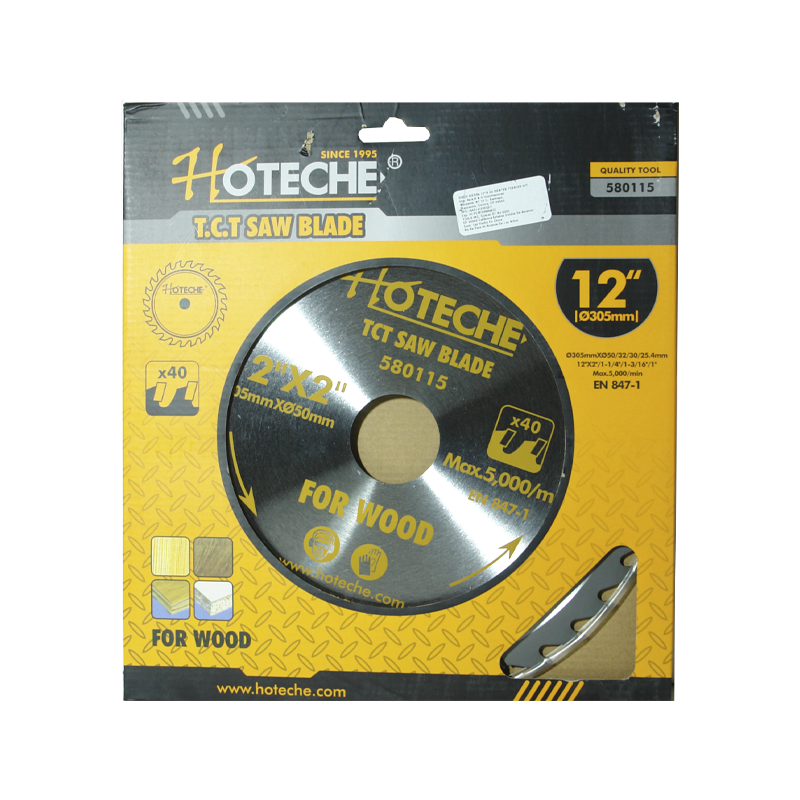 DISCO HOTECHE SIERRA 12 X 40 DIENTES | HT0065 | 580115