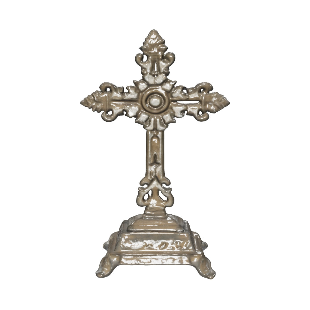 Brown Pedestal Cross Ornament 1 | 33883 | CR27004